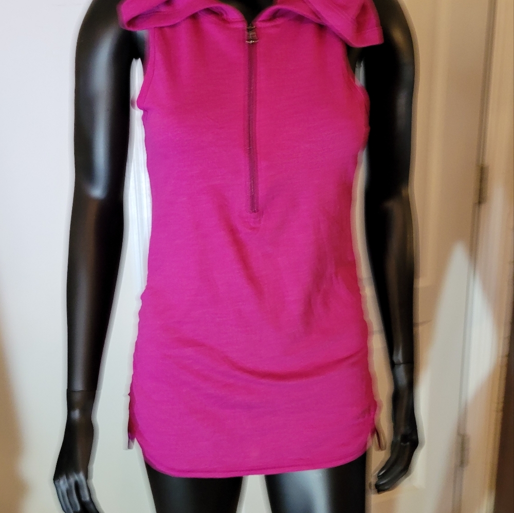 BRAND NEW ARMOUR WOMEN"S CC TRI-BLEND SLEEVELESS HOODY - Picture 2 of 16